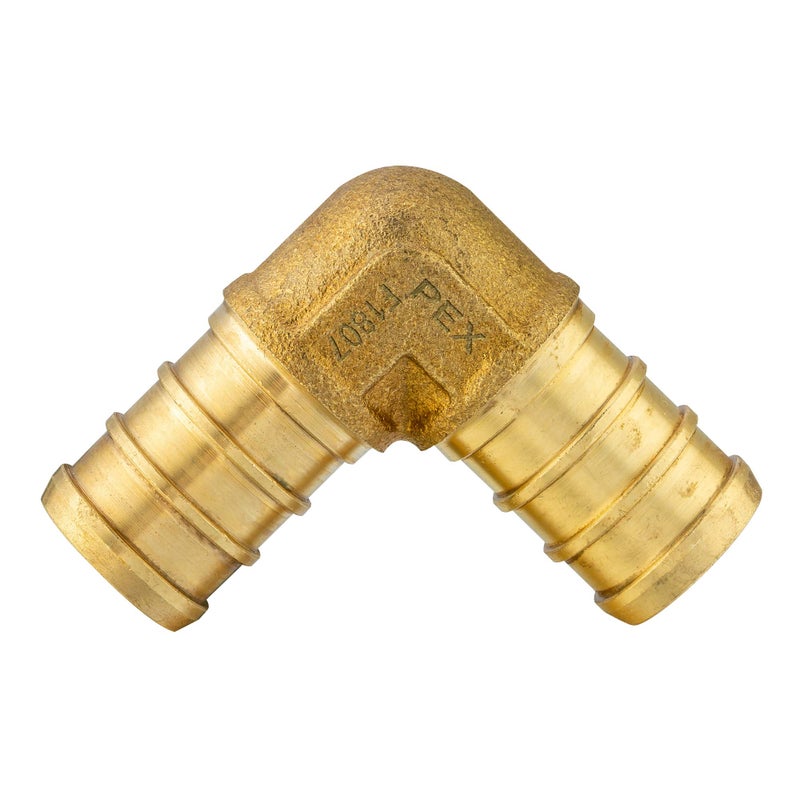 EFIELD (Pack of 30) EFIELD 3/4" Pex Brass Crimp Barb Fittings: Tee, Elbow and Coupling, 10 Pieces each, ASTM F1807,(PEX1807199) - Image 5